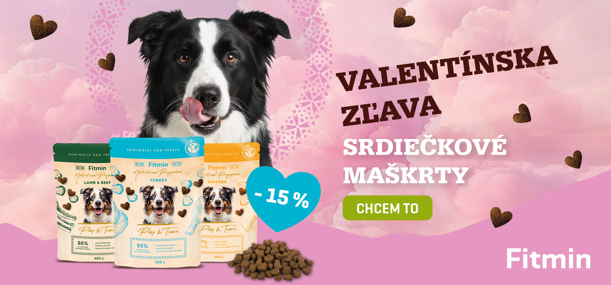Valentýn - 15 % - psí pamlsky VP