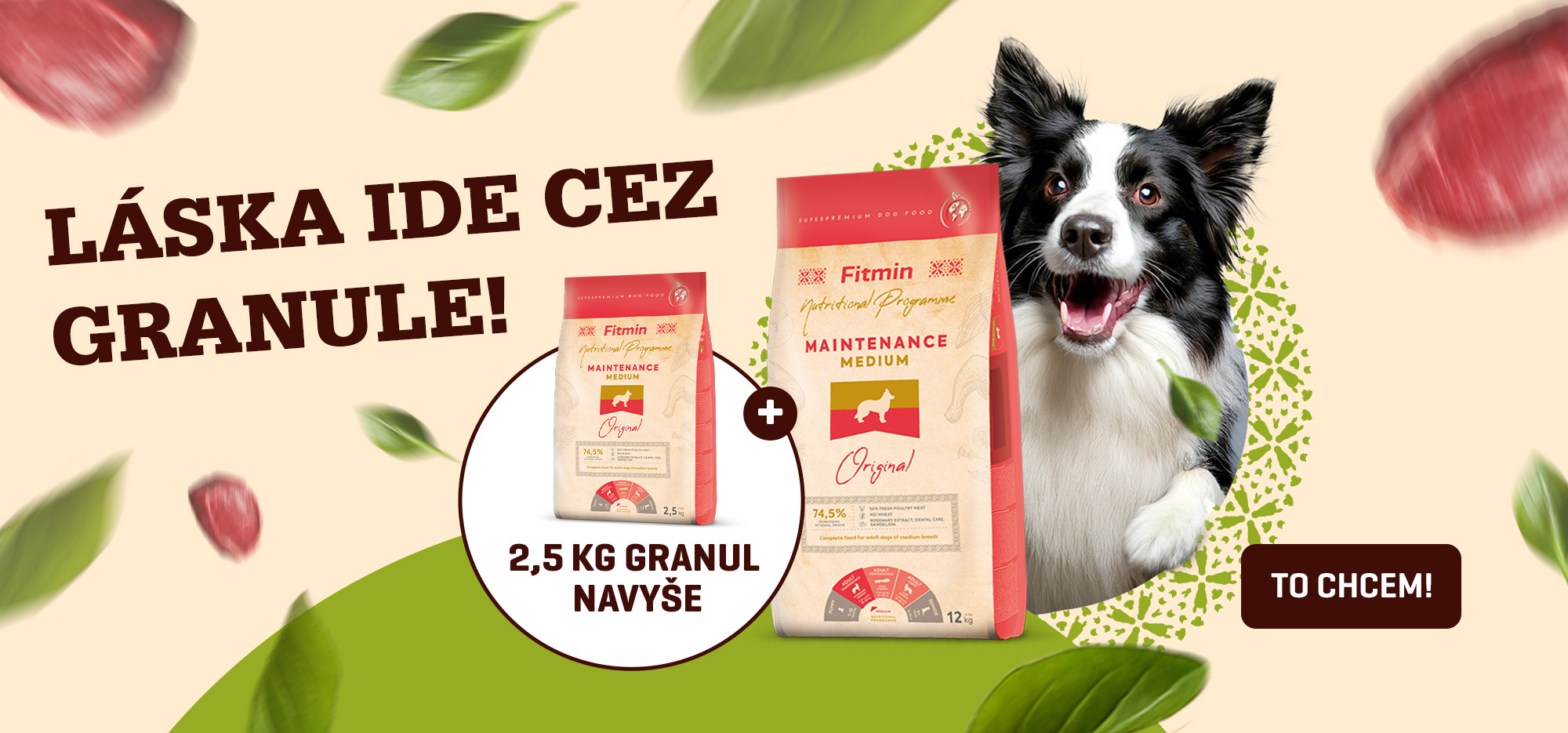 2,5 kg granúl navyše