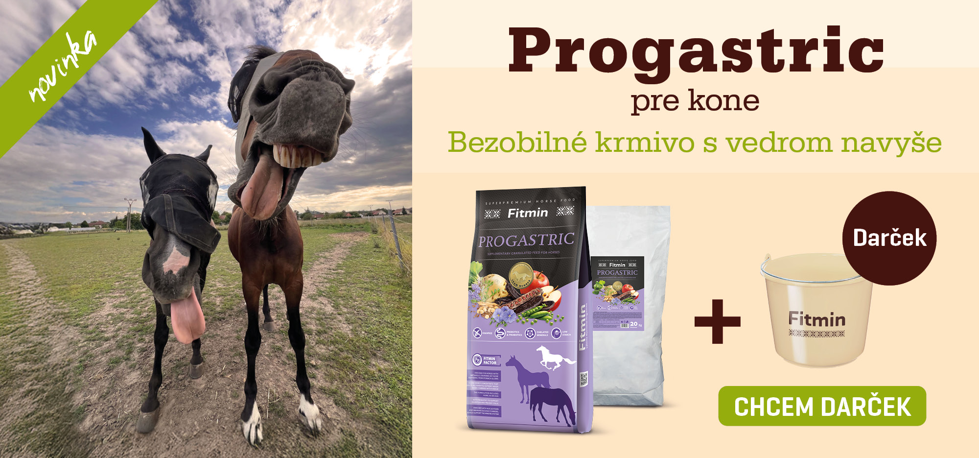 Fitmin Horse Progastric - novinka pre kone s darčekom