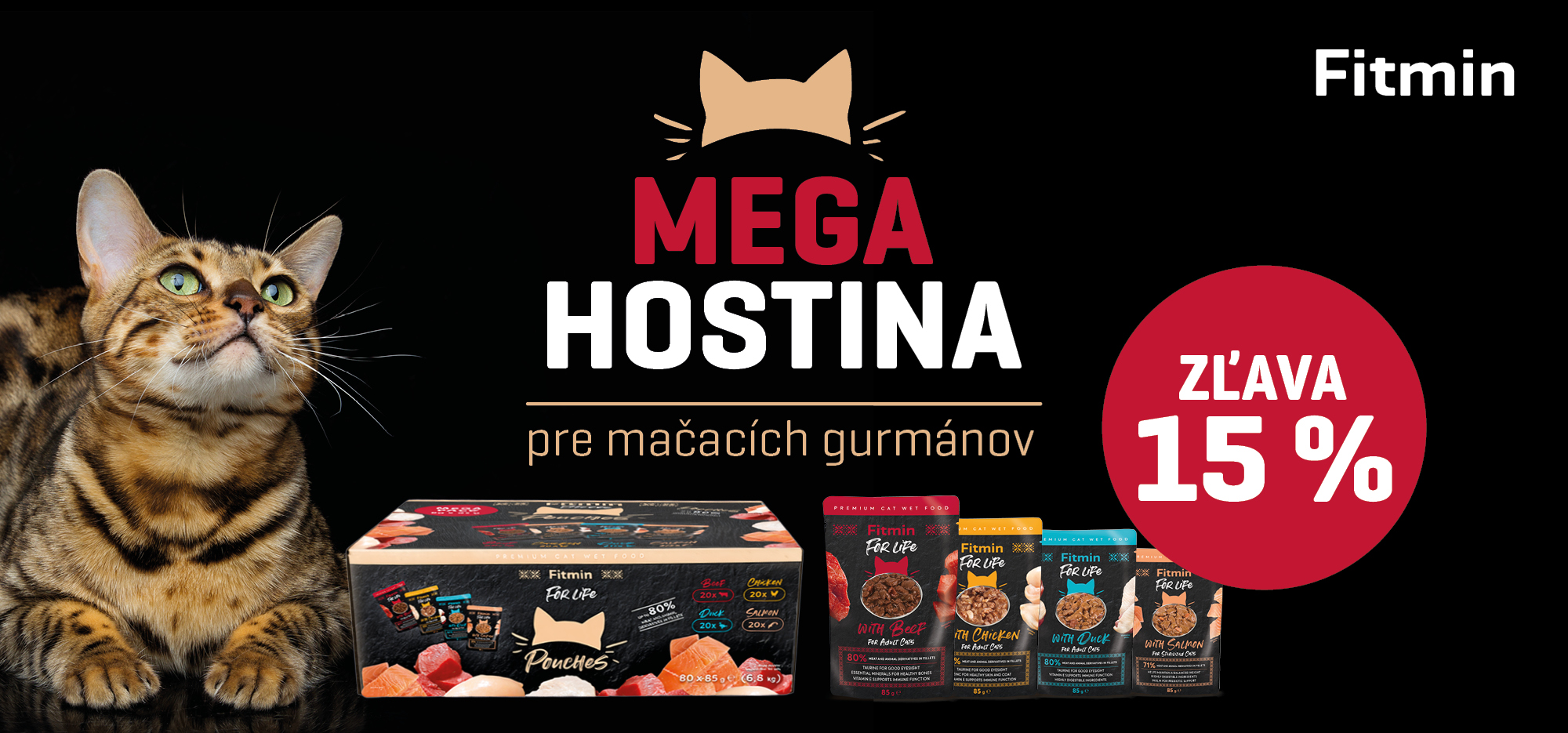 Sleva 15 % megapack kapsičky pro kočky