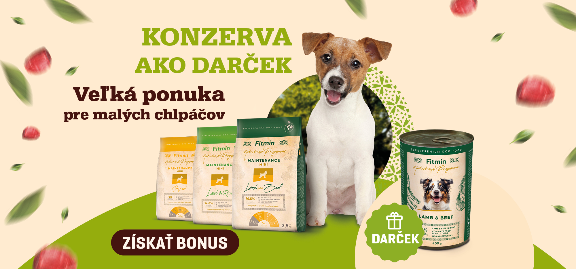Granule VP mini + konzerva jako dárek