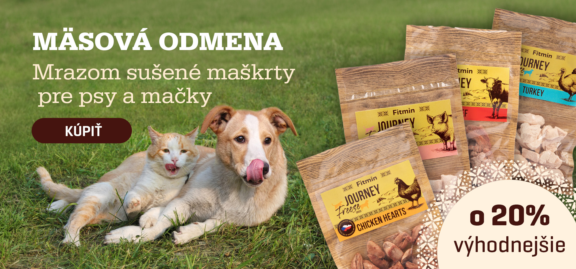Freeze Journey 20 % sleva mrazem sušené maso