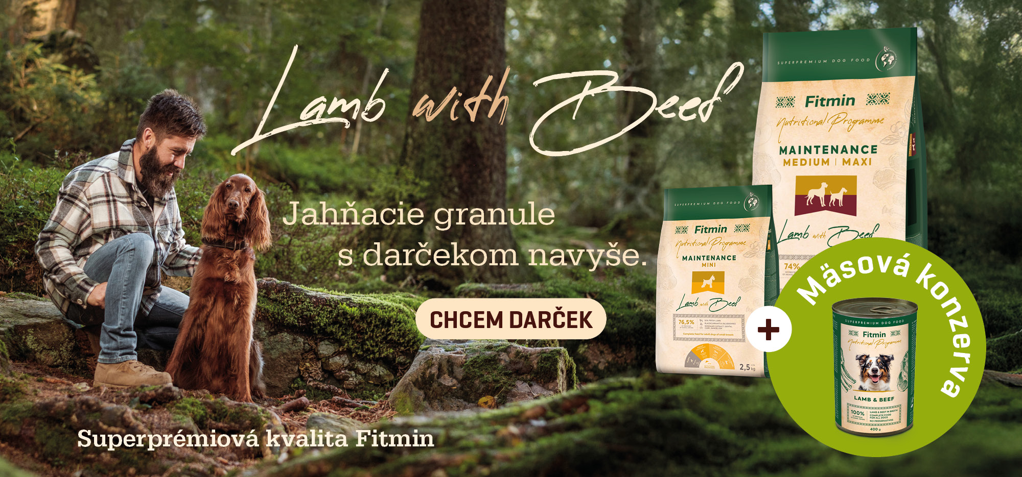 Konzerva Lamb with Beef k VP granulím Lamb with Beef