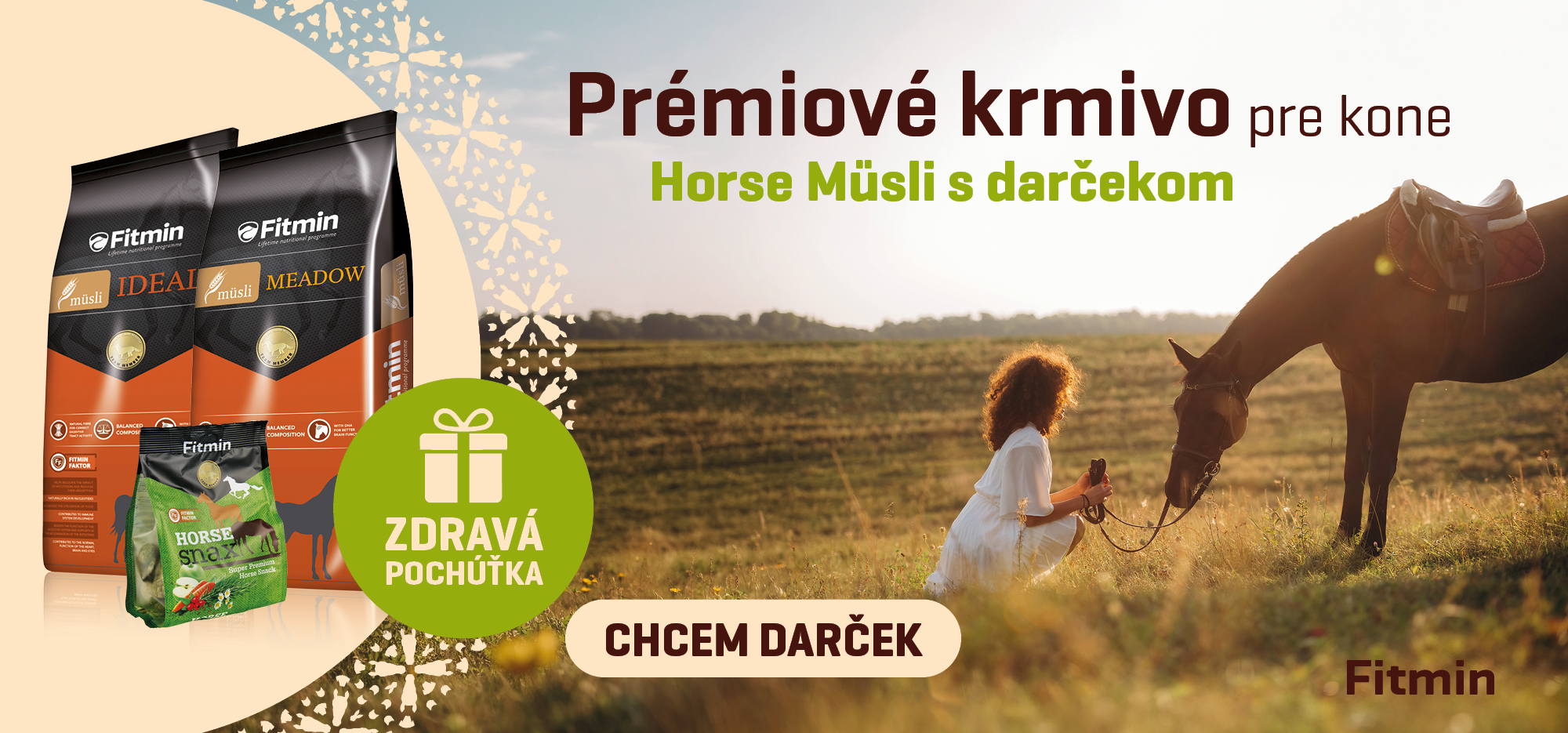 Musli Horse + horse snax pochoutka jako dárek zdarma