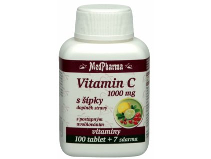 Vitamín C 1000mg + Bioflavonoidy ze šípků