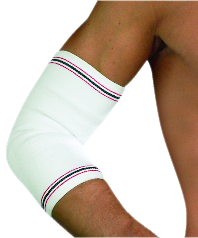 Sportfix Elastická loketní bandáž Barva: Bílá, Velikost: XL