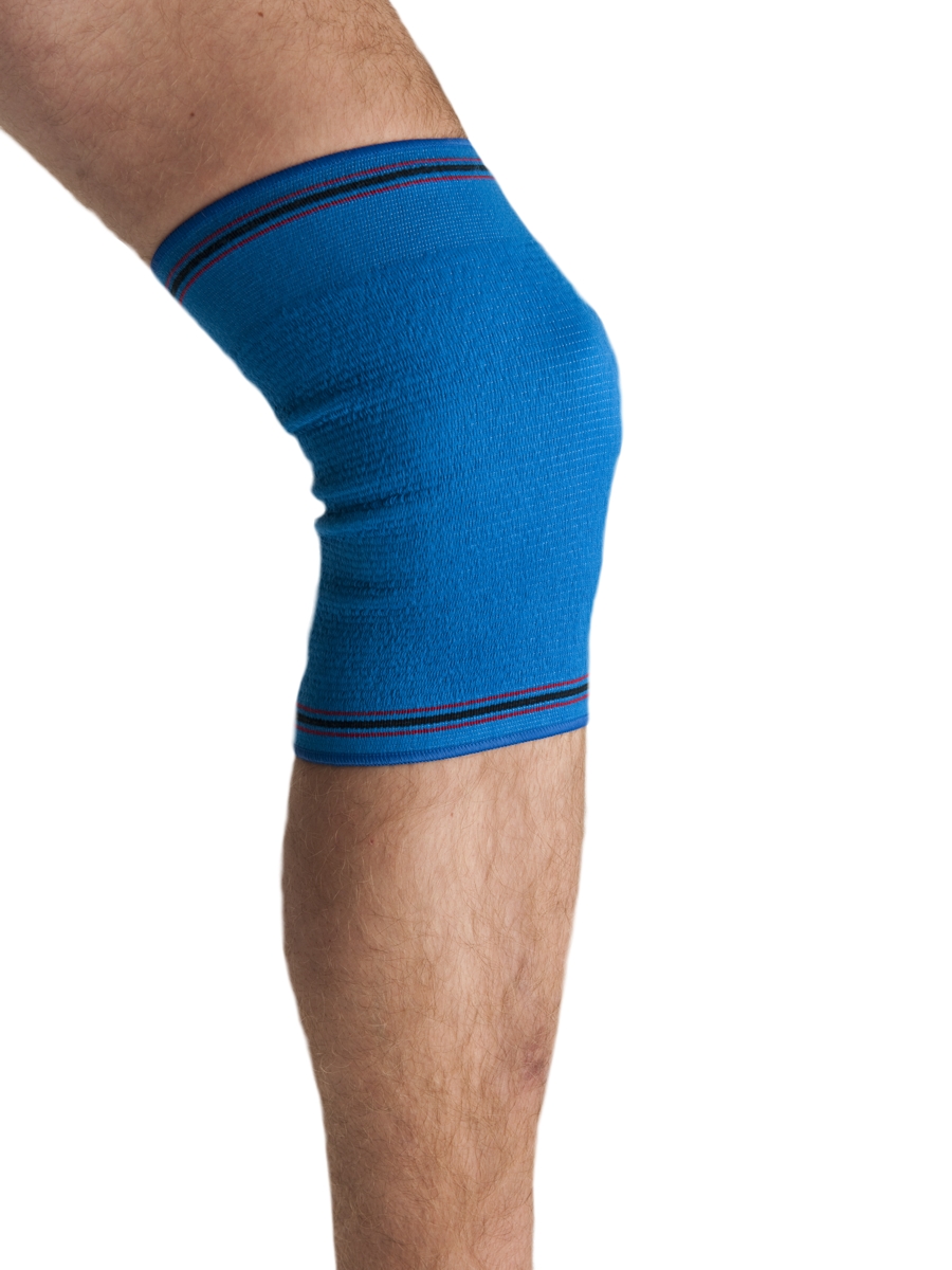 Sportfix Elastická kolenní bandáž Barva: Modrá, Velikost: M