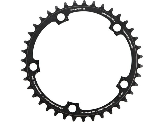 Silniční převodník SRAM Red22/Force22 X-Glide R 39z Yaw, 11ti rychlostní S2130 Blast Black