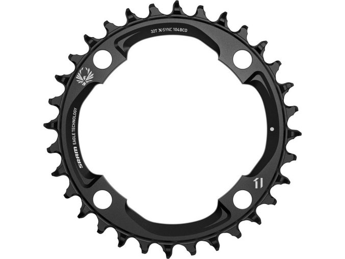 Převodník SRAM X-SYNC 2 32z 104 BCD Alum , 12ti rychlostní, Black