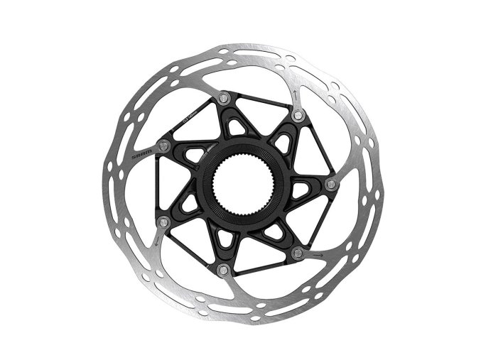 Kotouč SRAM Centerline 2 Piece 140mm Black Rounded (součástí balení titanové šrouby)