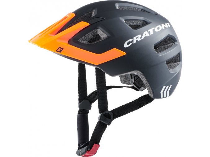 Cratoni MAXSTER PRO - black-orange matt