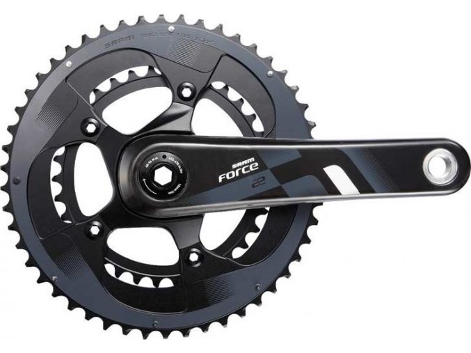 Kliky SRAM Force22 GXP 170 50-34 Yaw, GXP osa není součástí balení