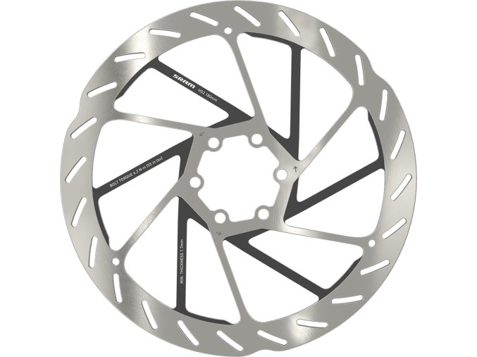 Kotouč SRAM HS2 180mm 6-šroub (v balení šrouby) Rounded