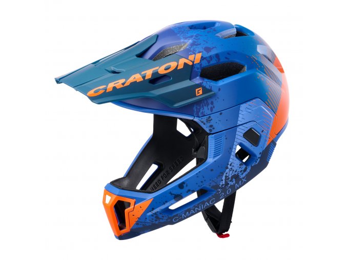 Helma Cratoni C-Maniac 2.0 MX blue-orange matt