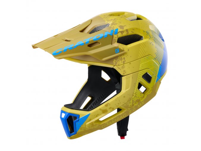 Helma Cratoni C-Maniac 2.0 MX yellow-blue matt