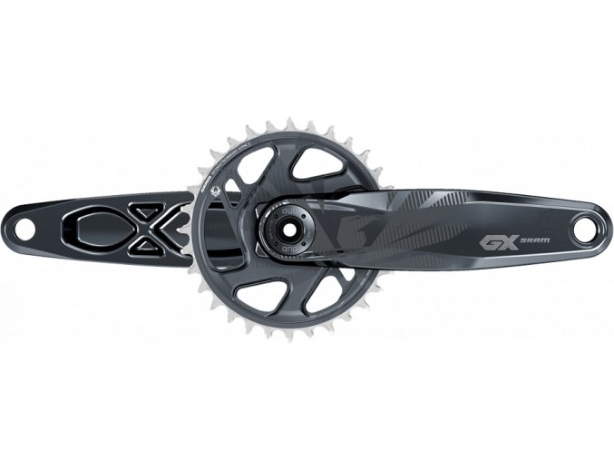 Kliky SRAM GX Eagle, 55mm Chainline DUB 12s 165 s Direct Mount 32z X-SYNC 2 převodníkem Lu