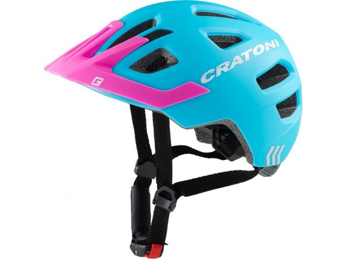 Dětská helma CRATONI Maxster Pro Blue/Pink Matt