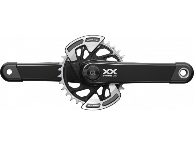 Kliky SRAM Powermeter XX Eagle Spider Q174 CL55 DUB MTB Wide 175mm Black 32z T-Type (střed