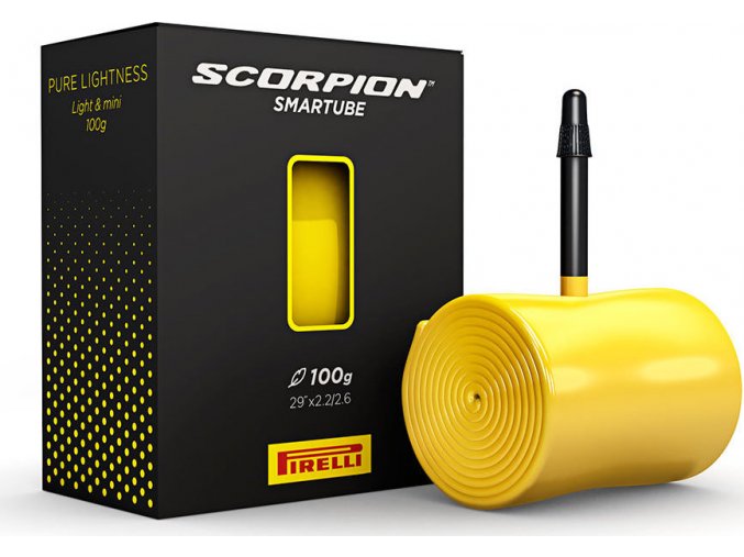 Duše Pirelli Scorpion™ SmarTUBE,   59/70-622, Presta 42mm, Yellow w/ black valve