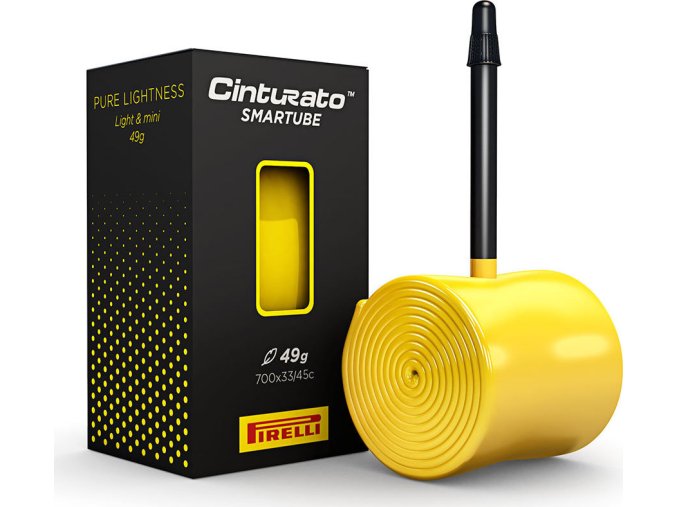 Duše Pirelli Cinturato™ SmarTUBE,  33/45-622, Presta 60mm, Yellow w/ black valve