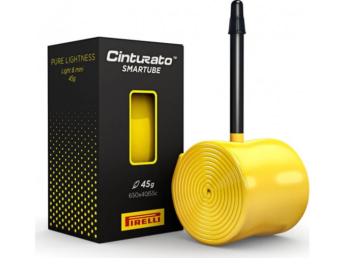 Duše Pirelli Cinturato™ SmarTUBE,  40/50-584, Presta 60mm, Yellow w/ black valve