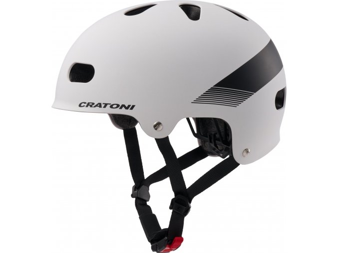 Dětská helma CRATONI C-Mate JR. White/Black Matt - S/M (54-58cm)