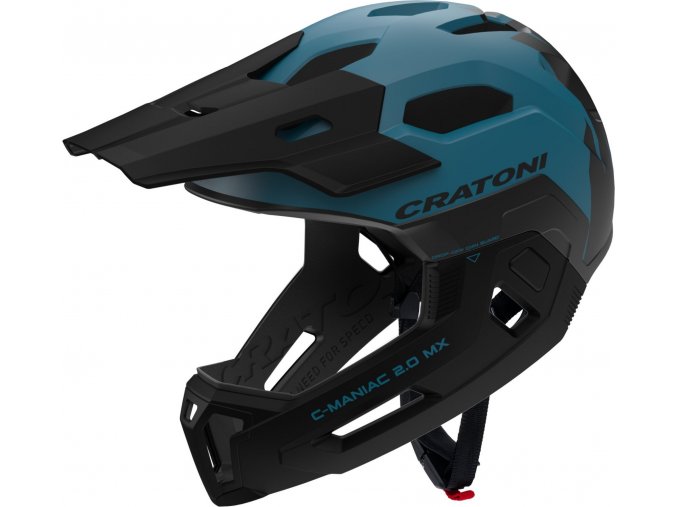 Dětská helma CRATONI C-Maniac 2.0 MX JR. Petrol/Black Matt