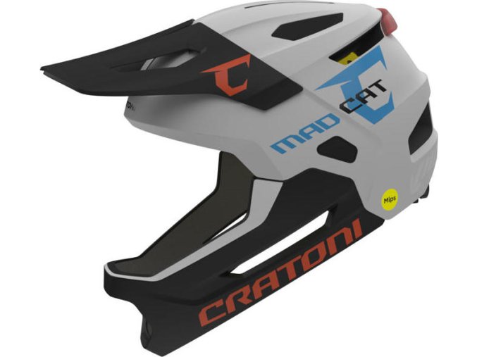 Dětská helma CRATONI MadCat MIPS White/Black Matt - S/M (49-56cm)