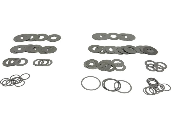 REAR SHOCK TUNE ASSEMBLY (INCLUDES SHIMS FOR COMPRESSION AND REBOUND TUNE CONFIGURATIONS)