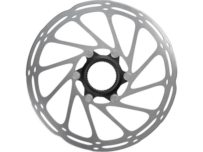 Kotouč SRAM Centerline CenterLock 180mm Black Rounded (balení obsahuje lockring s vnitřním