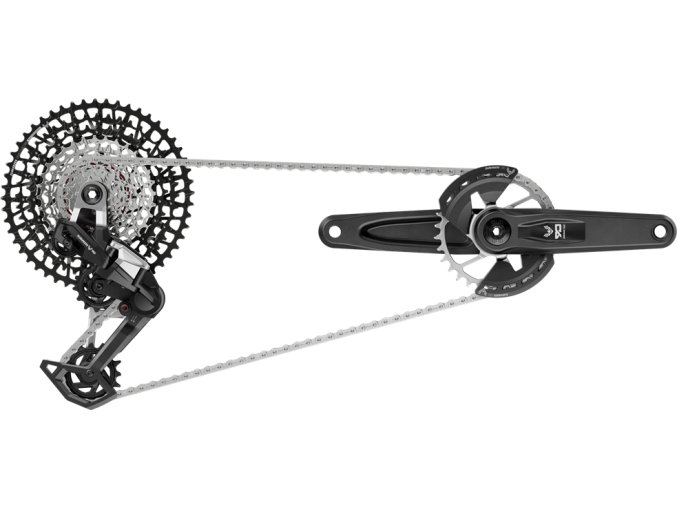 Sada SRAM Eagle 90 DUB MTB Wide 175 (v balení přehazovačka, páčka s objímkou, kliky DUB