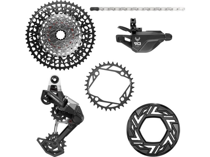 Sada SRAM Eagle 90 DUB E-MTB BCD (v balení přehazovačka, Single Click páčka s objímkou, př