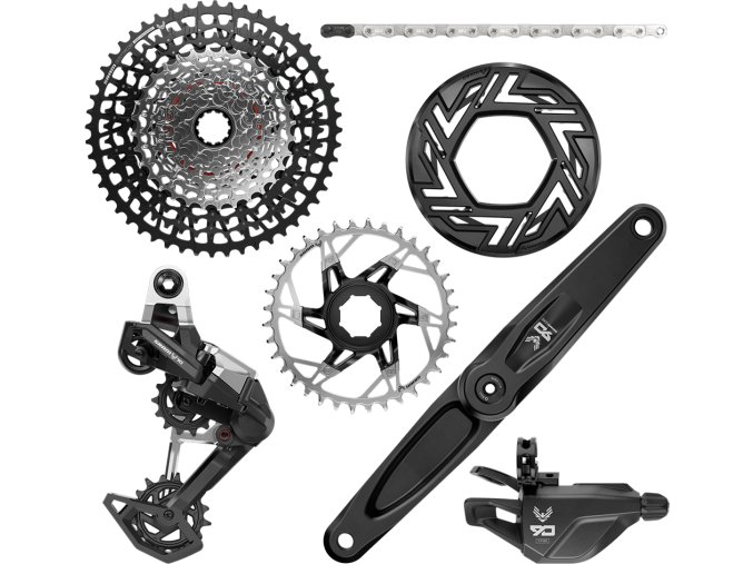 Sada SRAM Eagle 90 DUB E-MTB 160 SRAM/BROSE (v balení přehazovačka, Single Click páčka s o