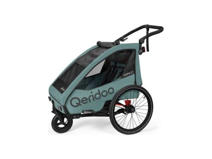 Vozík QERIDOO Qupa 2 PLUS - Mineral Blue