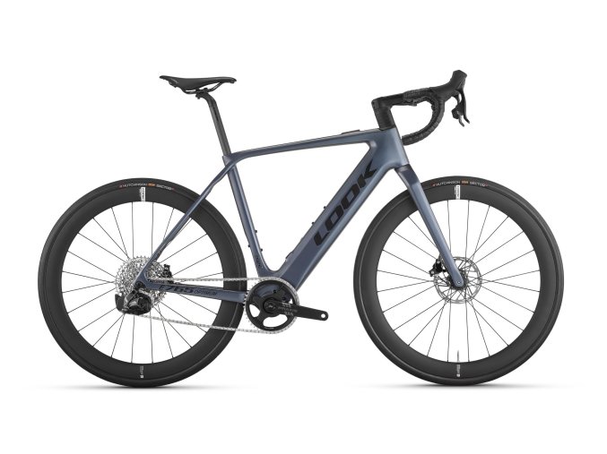 LOOK E 765 Gravel 2 Apex 1X12 Grey Blue Satin Fulcrum E-Racing 900DB (Varianta XS)