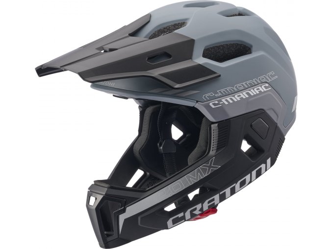 Helma CRATONI C-Maniac 2.0 MX Grey Matt (Varianta S-M (52-56 cm))