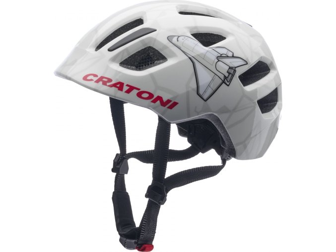 Dětská helma CRATONI Maxster Rocket Grey Glossy (Varianta XS-S (46-51 cm))