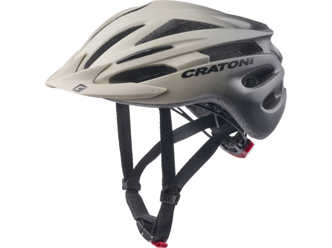 Dětská helma CRATONI Pacer Jr. Darksand-Black Matt (Varianta XS-S (50-55 cm))