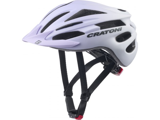 Dětská helma CRATONI Pacer Jr. Lavender-White Matt (Varianta XS-S (50-55 cm))