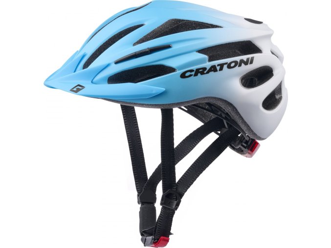 Dětská helma CRATONI Pacer Jr. Blue-White Matt (Varianta XS-S (50-55 cm))