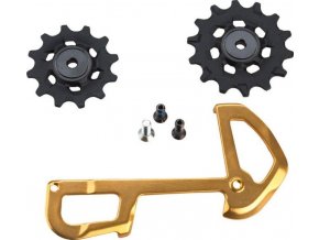 XX1 Eagle Rear Derailleur 12 speed X-Sync Pulleys and InnerCage Gold