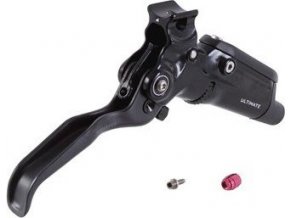 DISC BRAKE LEVER ASSEMBLY - CARBON LEVER (ASSEMBLED, NO HOSE, INCLUDES BARB & OLIVE) VERSI