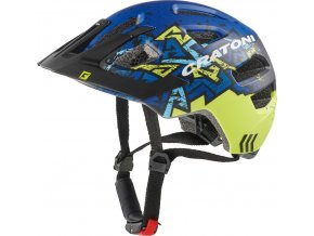 Dětská helma CRATONI Maxster Pro Wild/Blue Matt - S/M (51-56cm)