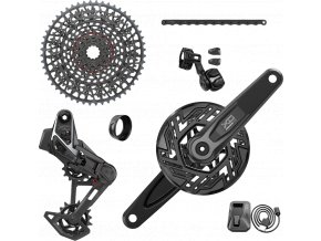 Sada SRAM X0 T-Type Eagle E-MTB 104BCD Transmission AXS, bez klik