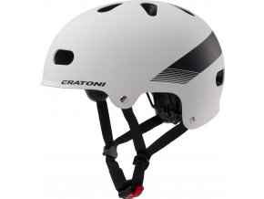 Dětská helma CRATONI C-Mate JR. White/Black Matt - S/M (54-58cm)