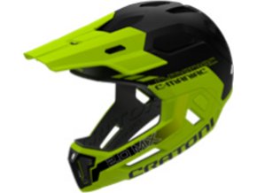 Helma CRATONI C-Maniac 2.0 MX Black/Lime Matt - L/XL (58-61 cm)