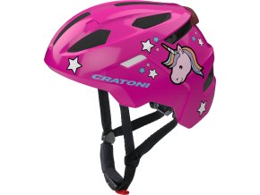 Dětská helma CRATONI FunCat  Unicorn Pink Glossy - S/M (49-56 cm)