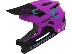 Dětská helma CRATONI MadCat MIPS Pink/Black Matt - S/M (49-56cm)