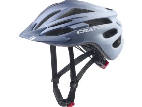 Dětská helma CRATONI Pacer Jr. Grey Matt (Varianta XS-S (50-55 cm))