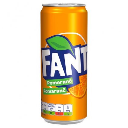 Fanta 0,33 l plech